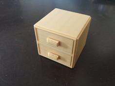 Mini Drawers 3D Printer Model