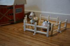 Little People Farm Fence 3D Printer Model