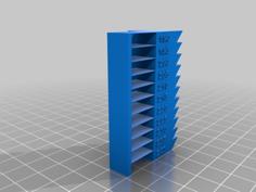 Heat Tower (190-240) 5mm Steps 3D Printer Model