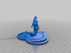 Heart Shape Mermaid Jewel Box Remix 3D Printer Model