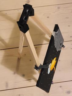 Wooden Painting Easel (based On 20 Mm Square Timbers) 3D Printer Model