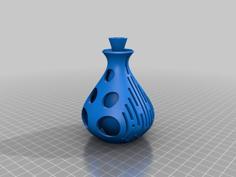 Vase With Vertical Stribes 3D Printer Model