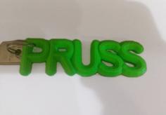 Customizable Name Keychain 3D Printer Model