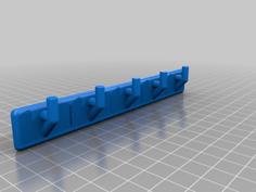 Basic Coat Rack Or Key Holder 3D Printer Model