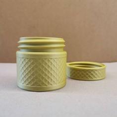 Threaded Container 3D Printer Model