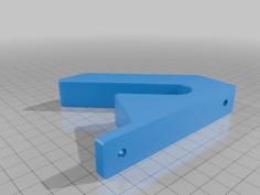 Skateboard Wall Mount 3D Printer Model