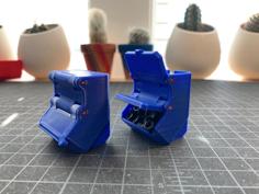 Mini Parts Bin With Filament Hinges 3D Printer Model