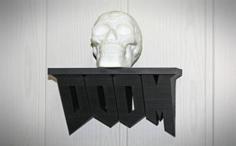 Doom Shelf 200x100mm 3D Printer Model