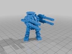 Rifle A Man Mech 3D Printer Model