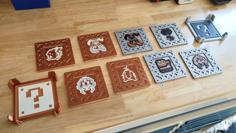 8-Bit Videogame Coasters – 10 Year Anniversary Edition 3D Printer Model