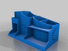 Pen Holder For Office (Customizable) (Big Version) 3D Printer Model