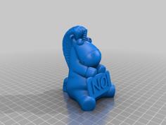 Einhorn UNOcorn (Unicorn Saying NO) 3D Printer Model