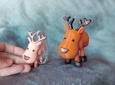 Small Jointed Reindeer 3D Printer Model