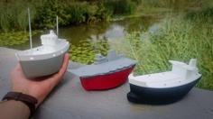 RC Pocket Boats – Simple Print & Build! 3D Printer Model