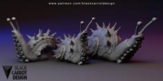 Sea Maggot – Snail Monster 3D Printer Model