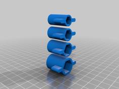 Guitar Pedal Assembly Wing Nuts 3D Printer Model