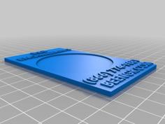 Planetary Gear Calling Card, Working Gears 3D Printer Model