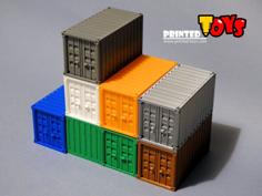 Shipping Container 3D Printer Model