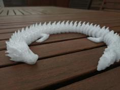 ARTICULATED Ice Dragon (fixed) 3D Printer Model