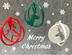 Deer Ring For Christmas 3D Printer Model