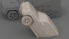 Nissan Patrol Y61 Junkyard Style 3D Printer Model