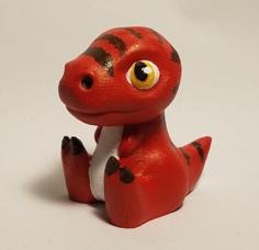 Chibi Trex 3D Printer Model