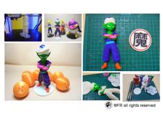 Dragon Ball-Piccolo Bottom / 七龍珠-Q版比克大魔王 底座 3D Printer Model