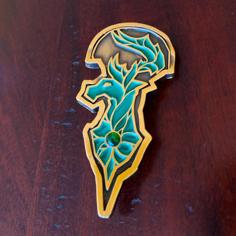 Emerald Enclave – DnD Faction Badge 3D Printer Model