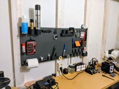 Pegboard Accessories 3D Printer Model