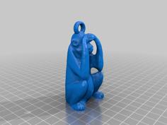 Monkey Key Holder 3D Printer Model