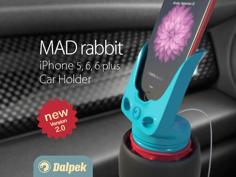 MAD Rabbit – IPhone Car Holder V2.0 3D Printer Model