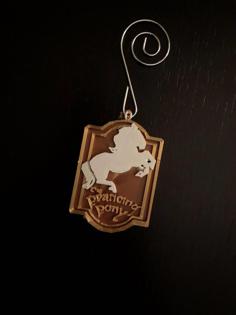 Prancing Pony Ornament 3D Printer Model