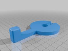 Hurricane HB51 R Gas Lever (v2) 3D Printer Model