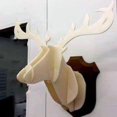 Deer Christmas Decorations, 3D Printed Into Assembled Toys 3D Printer Model