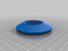 Modified Centering Knob For Spool Resizer 3D Printer Model