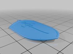 Shield Pendant 3D Printer Model