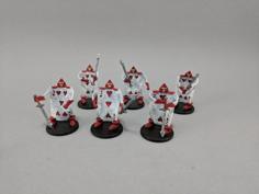 28mm Playing Card Warriors 3D Printer Model