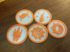 Overwatch Tokens 3D Printer Model