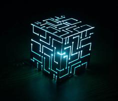 Alien Cube With Lights 3D Printer Model