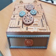 Steampunk Maze Box 3D Printer Model