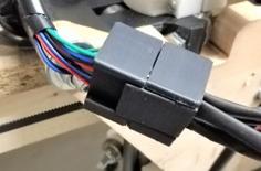 Dupont Latching Connector 3x8pin 3D Printer Model