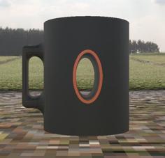 Portal 2 Einstein-Rosen Mug 3D Printer Model