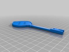 Coraline Key Necklace 3D Printer Model