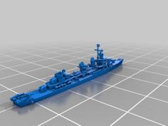 Fletcher-class Destroyer 3D Printer Model