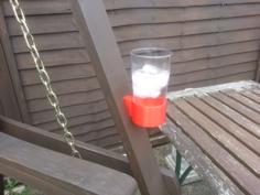 Drinks Holder For Garden Seat 3D Printer Model