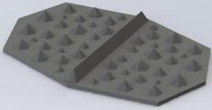 Snowboard Stomp Pad Anti Slide 3D Printer Model