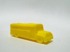 School Bus (Print In Place) 3D Printer Model