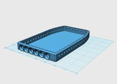 RC Jeep Roof Rack 10mm LEDS 3D Printer Model