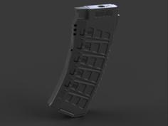 AK 120 Rounds Airsoft Magazine (midcap). / Механа для ак на 120 шаров 3D Printer Model