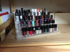 Regal Für Nagellack; Rack For Nail Polish, Makeup 3D Printer Model